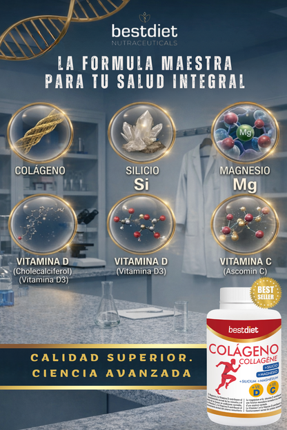 2X1 GRATIS 240 comprimidos de Colágeno Hidrolizado Premium + Guía GRATIS para optimizar los resultados.